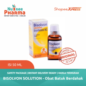 OBAT BATUK - BISOLVON SOLUTION 10 MG/5 ML 50 ML