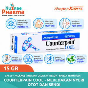 Counterpain Cool 15 gram - Meredakan Nyeri Otot dan Nyeri Sendi