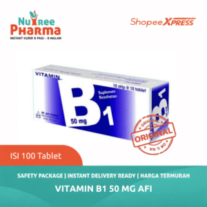 Vitamin B1 50 mg AFI | Suplemen Kesehatan Vitamin B1 - AFI FARMA