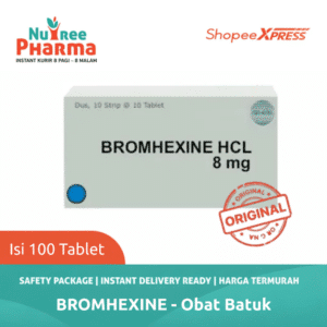 OBAT BATUK - BROMHEXINE TAB 8 MG HCl 100 Tablet
