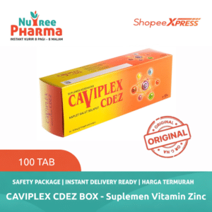 Caviplex CDEZ Box 500 Mg Isi 100 Tablet | Vitamin | Zinc | Memelihara Daya Tahan Tubuh