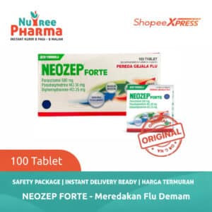 NEOZEP FORTE TABLET ISI 100 |  Obat Batuk Pilek Flu & Demam