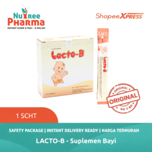 LACTO-B  PER SACHET | Atasi Masalah Pencernaan Pada Bayi |  Probiotik Untuk Diare Dan Kembung / Suplemen Bayi