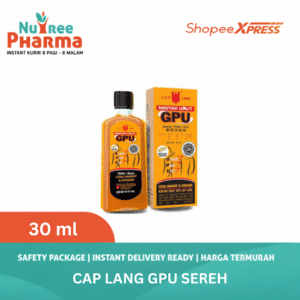 Cap Lang GPU SEREH 30 ML | Minyak GPU - Minyak Gosok Serbaguna Pereda Pegal & Nyeri
