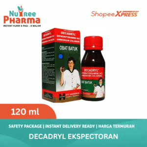 Decadryl Ekspektoran Sirup 120 ml / Untuk Obat Batuk Berdahak Karena Alergi