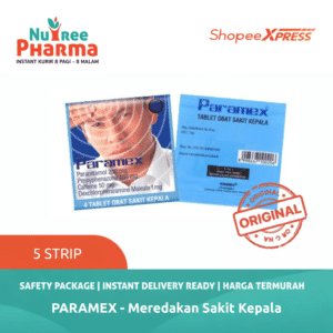 Paramex mengatasi semua jenis sakit kepala & sakit gigi 5 Strip