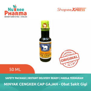 Minyak Cengkeh Cap Gajah 50 ml | Obat Sakit Gigi dan Minyak Oles Lainnya