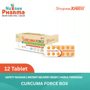 Curcuma Force Isi 120 Tablet ( SOHO) / Penambah Nafsu Makan / Menjaga Daya Tahan Tubuh / Suplemen Ekstrak Temulawak