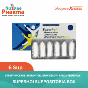 Superhoid Suppositoria (1box Isi 6) - Obat Wasir