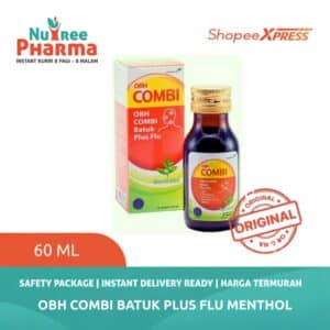 OBH COMBI BATUK PLUS  FLU RASA MENTHOL ISI 60 ML