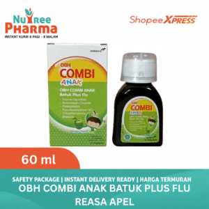 OBH COMBI FLU ANAK RASA APEL ISI 60 ML