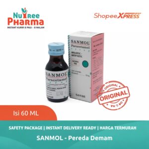 Sanmol Sirup  60 ml | Meringankan Sakit Kepala & Demam