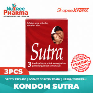 Kondom Sutra Merah Classic Isi 3 - Kondom Tipis Standar Internasional Anti Bocor